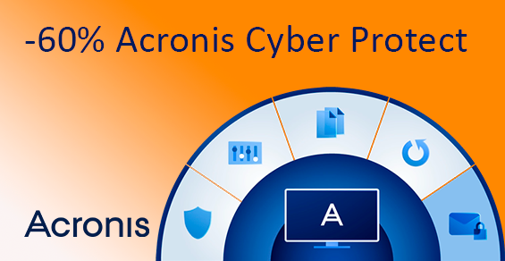 Скидка 60% при переходе на подписку Acronis Cyber Protect!